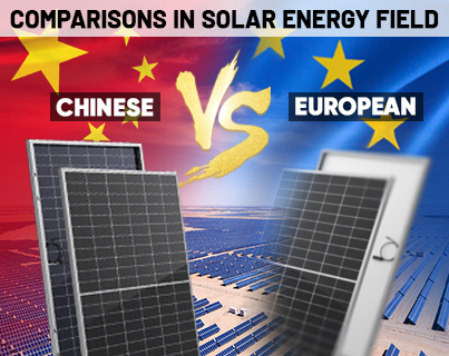 Confronti tra moduli solari europei e cinesi