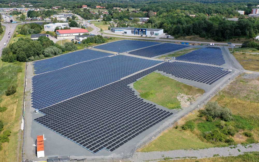 Impianto di energia solare su scala industriale da 3 MW
