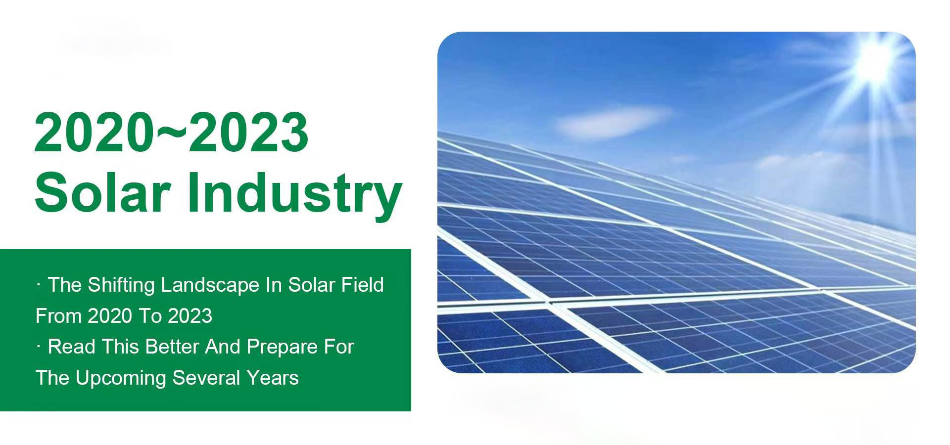 Analisi 2020-2023 del panorama mutevole del campo solare
        
